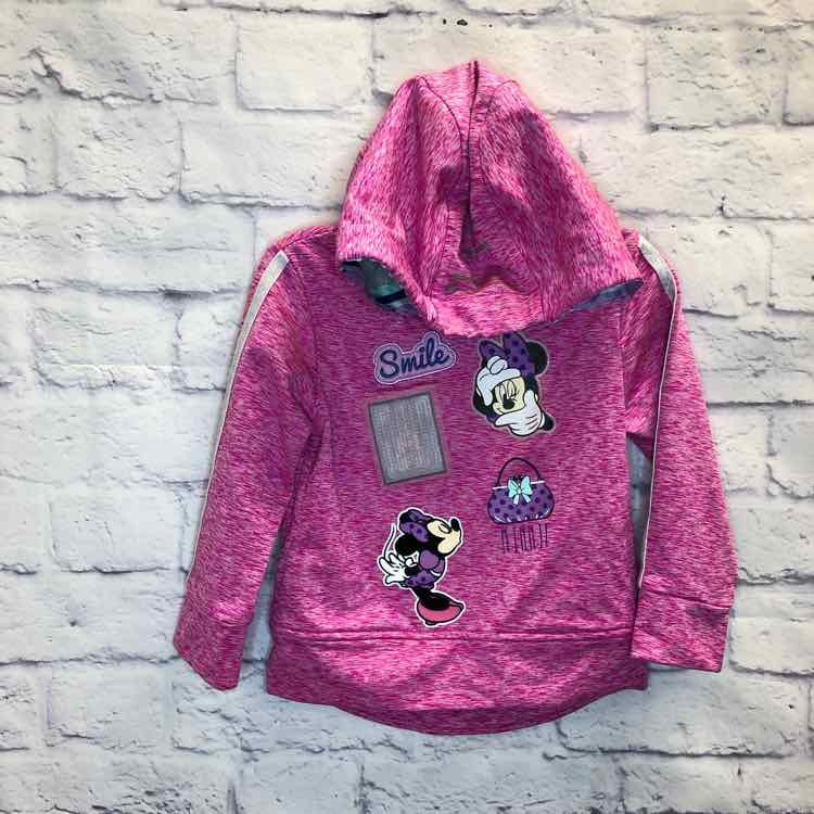 Minnie Mouse Pink Size 2T Girls Sweatshirt/Hoodie
