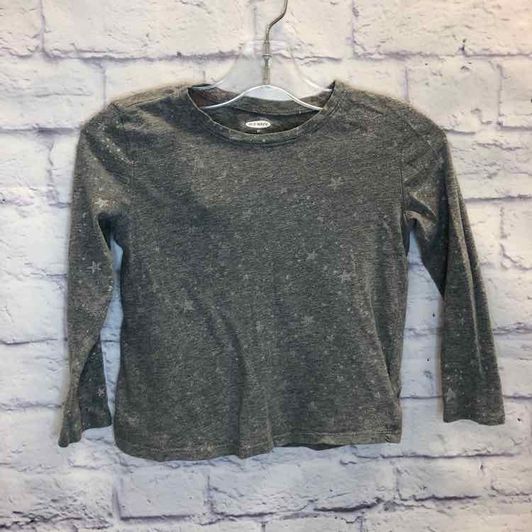 Old Navy Gray Size 5 Girls Long Sleeve Shirt