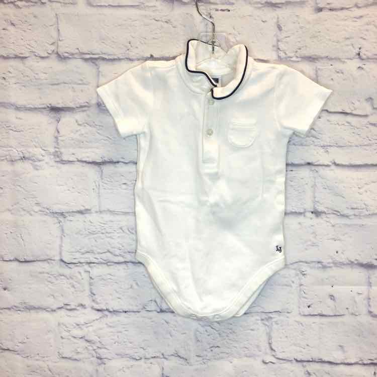 Janie & Jack White Size 3-6 Months Boys Bodysuit