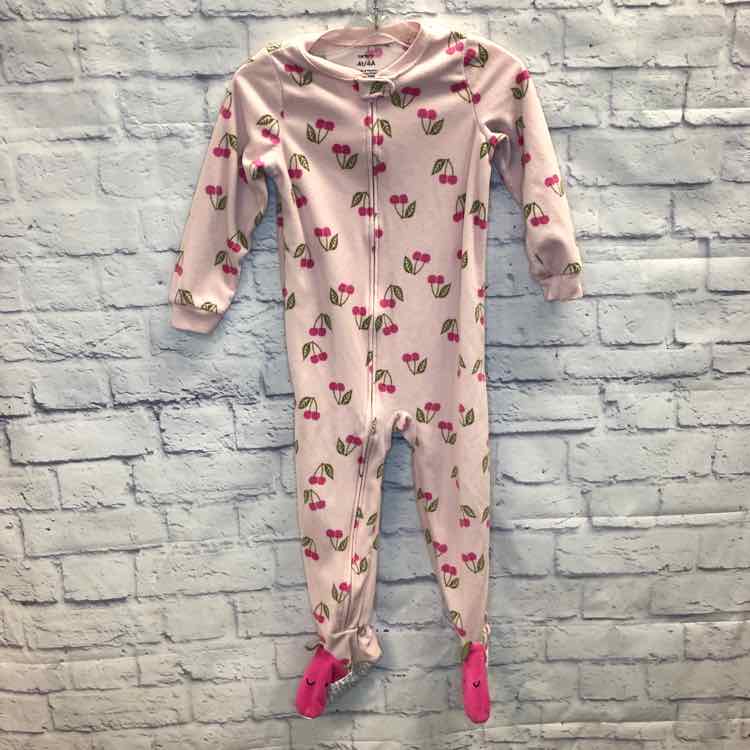 Carters Pink Size 4T Fleece Girls Sleeper