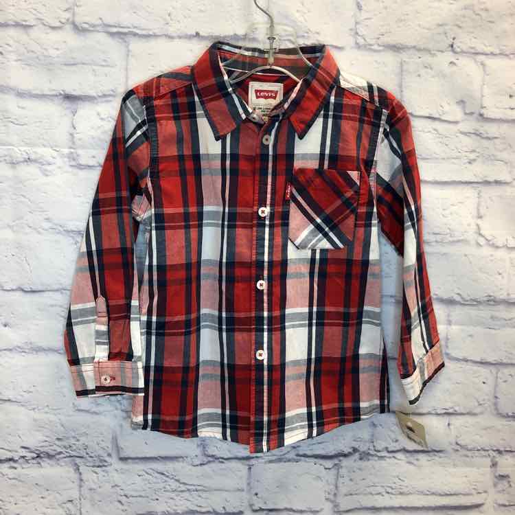 Levis Red Size 24 Months Boy Polo or Button Down