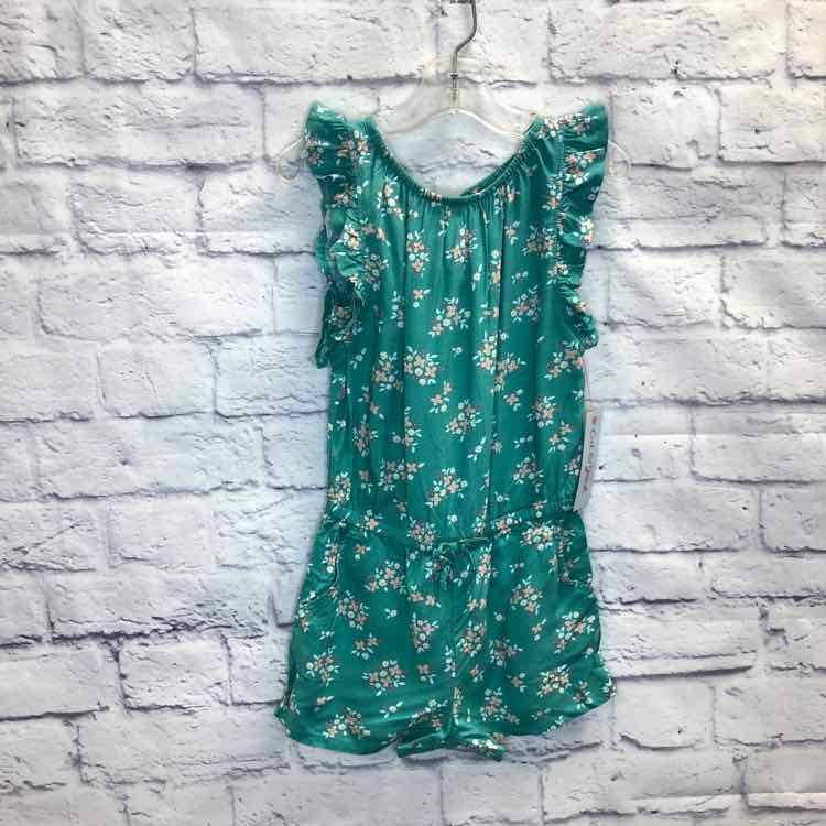 Cat & Jack Green Size 3T Girls Romper