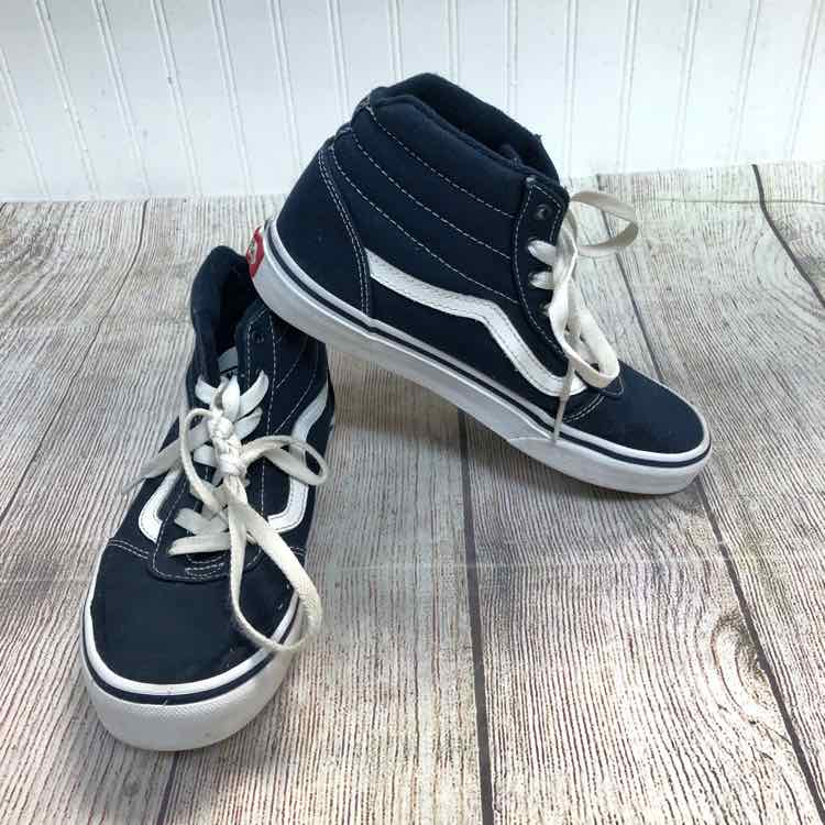 Vans Navy Size 3.5 Boys Casual Shoes