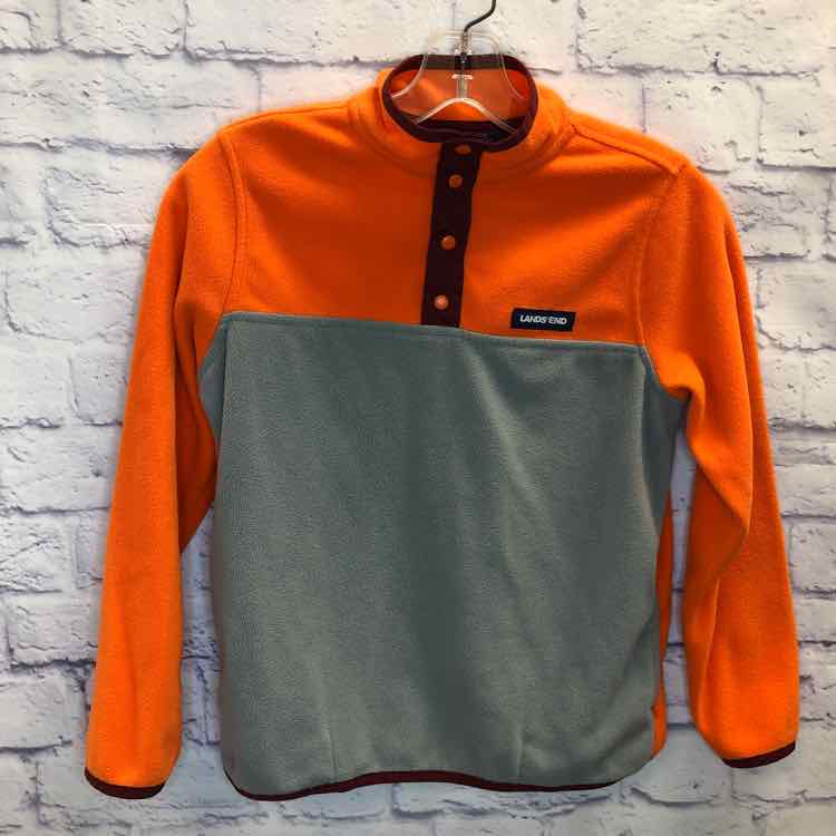 Lands End Orange Size 10 Boys Sweatshirts/Hoodie