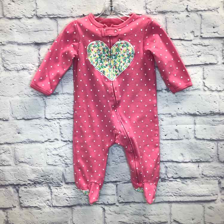 Carters Pink Size 6 Months Girls Sleeper