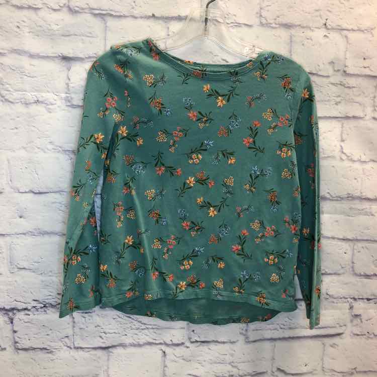 Old Navy Floral Size 8 Girls Long Sleeve Shirt