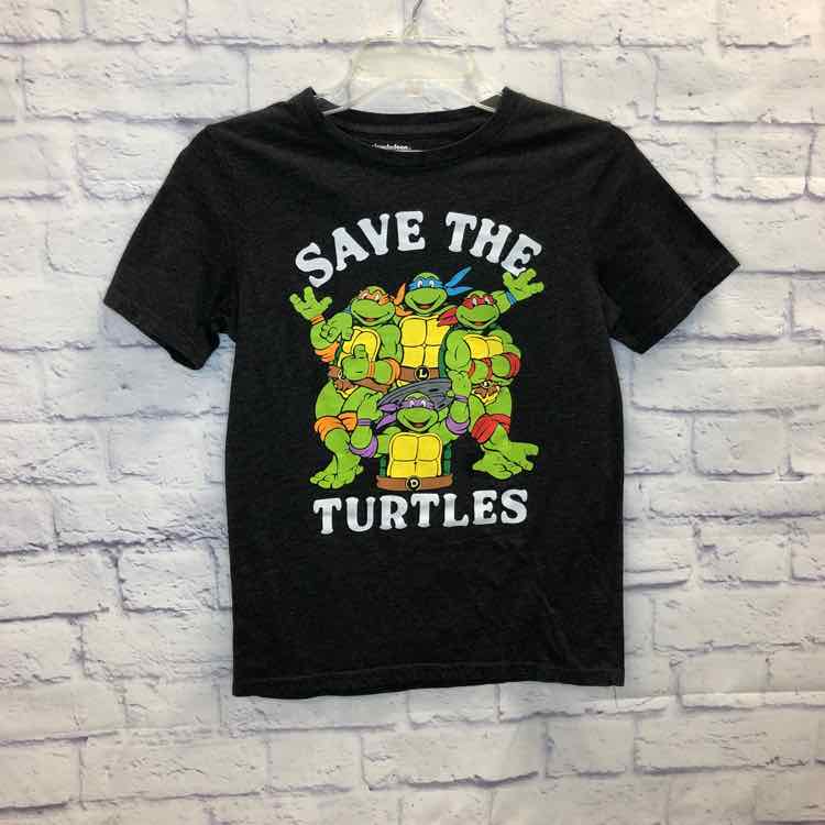 TMNT Gray Size 10 Short Sleeve Shirt