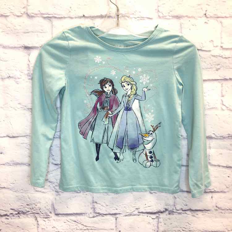 Disney Green Size 5 Girls Long Sleeve Shirt