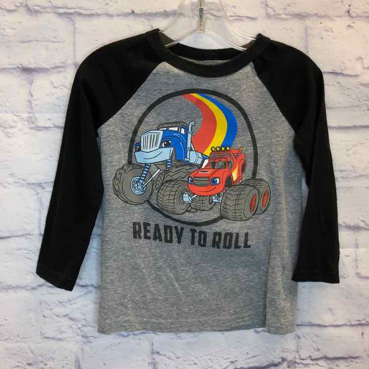 Jumping Beans Gray Size 2T Boys Long Sleeve Shirt