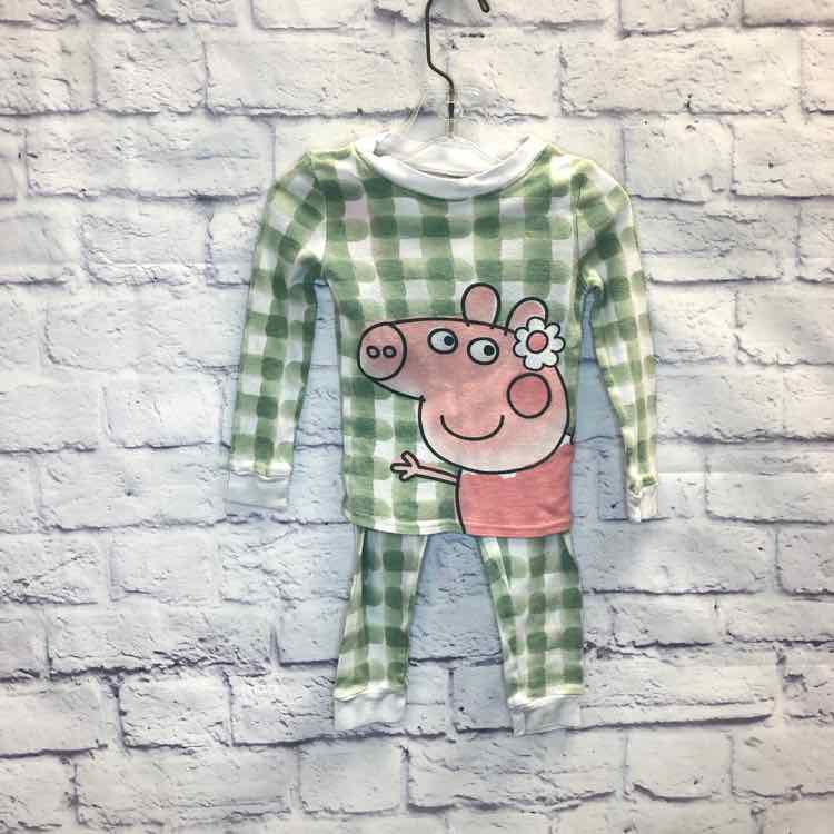 Peppa Pig Green Size 3T Girls Pajamas