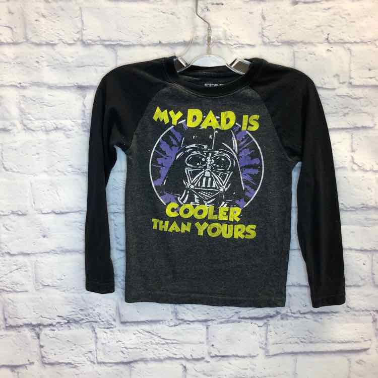 Star Wars Black Size 5 Boys Long Sleeve Shirt