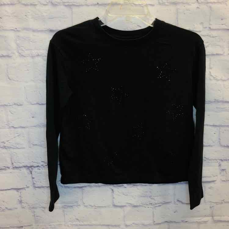 Cat & Jack Black Size 14 Girls Long Sleeve Shirt