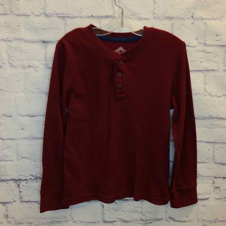 Thereabouts Red Size 8 Boys Long Sleeve Shirt