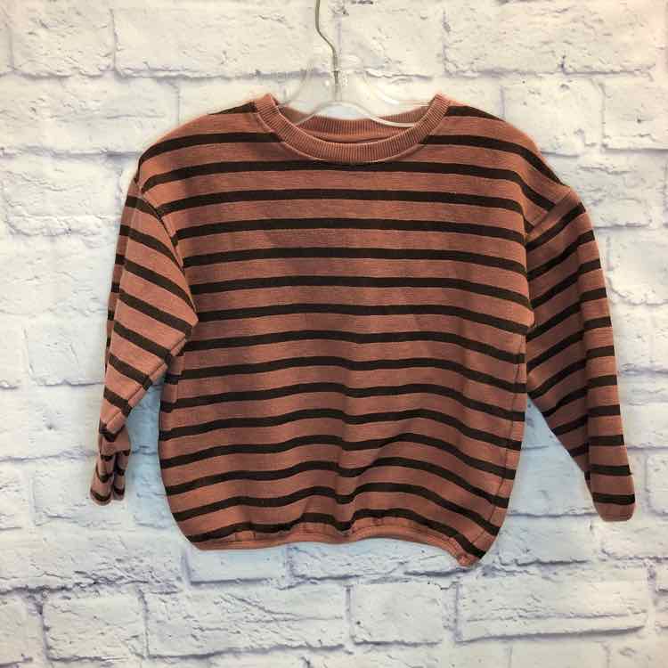Zara Stripe Size 6 Girls Sweatshirt/Hoodie