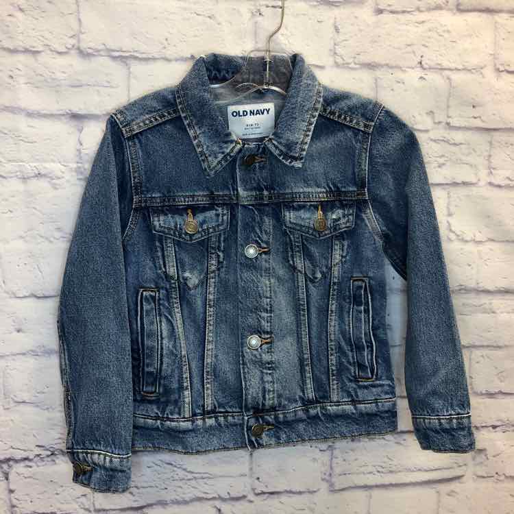 Old Navy Denim Size 6 Girls Coat/Jacket