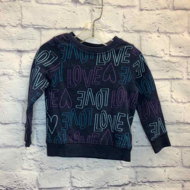 Cat & Jack Navy Size 2T Girls Sweatshirt/Hoodie