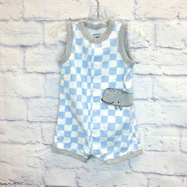Carters Blue Size 6 Months Boys Romper