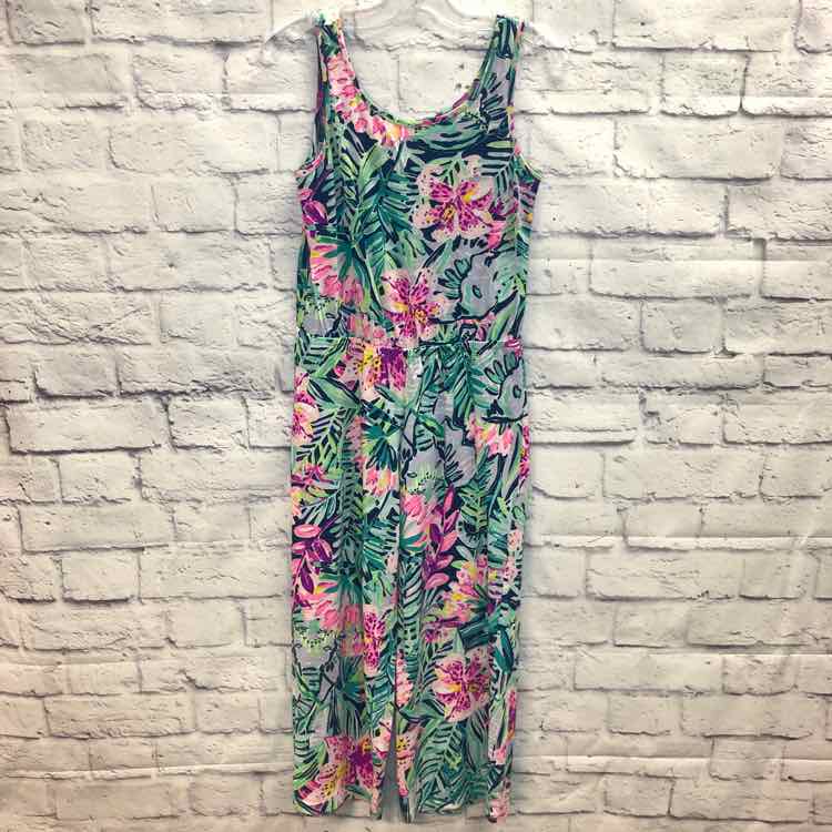 Lilly Pulitzer Floral Size 6 Girls Jumpsuit
