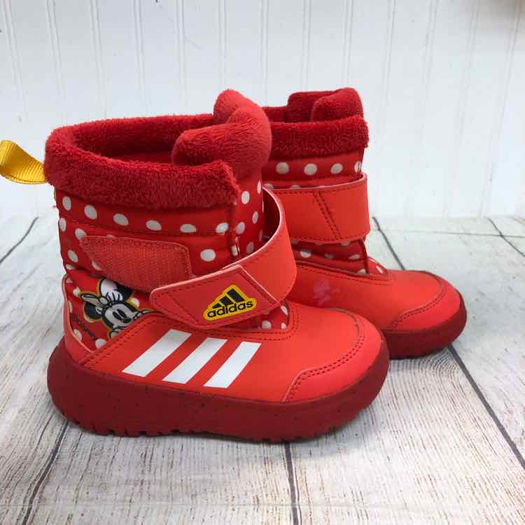 Adidas Winterplay x Disney Red Size 9 Girls Snow Boots