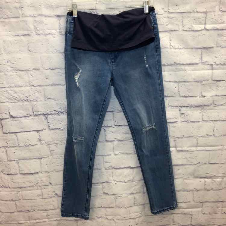 Pink Blush Denim Size 8 Maternity Jeans