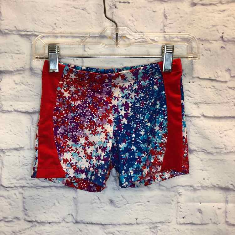 Danskin Now RWB Size 6 Dance Shorts