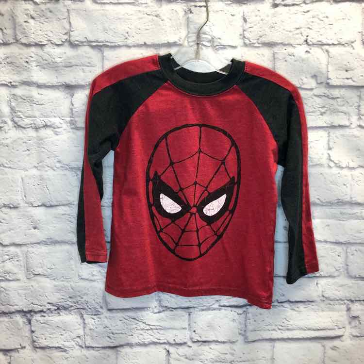 Marvel Red Size 5 Boys Long Sleeve Shirt