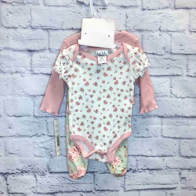 Nicole Miller Floral Size 6-9 Months Girls 4 Piece Outfit