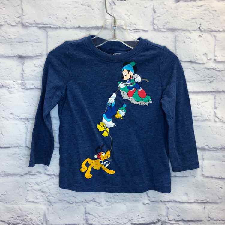 Disney Blue Size 2T Boys Long Sleeve Shirt