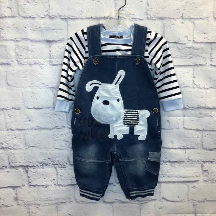 LvYinLi Denim Size 2T Boys 2 Piece Outfit