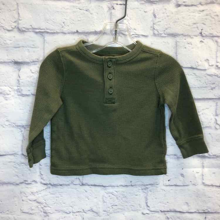 Old Navy Green Size 12-18 months Boys Long Sleeve Shirt