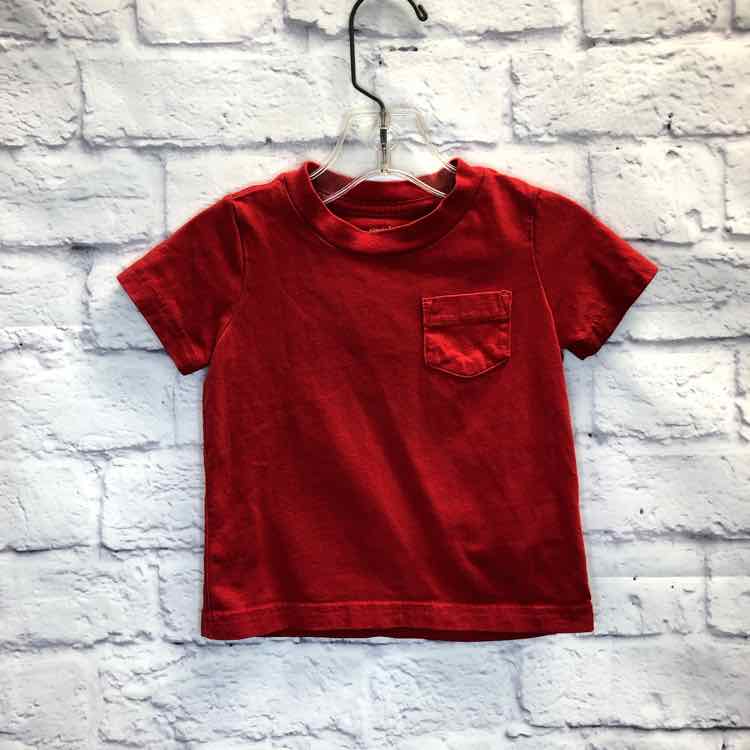 Simple Joys Red Size 18 Months Boys Short Sleeve Shirt