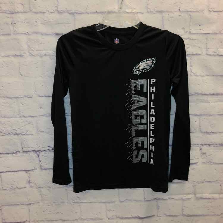 Eagles Black Size 10 Long Sleeve Shirt