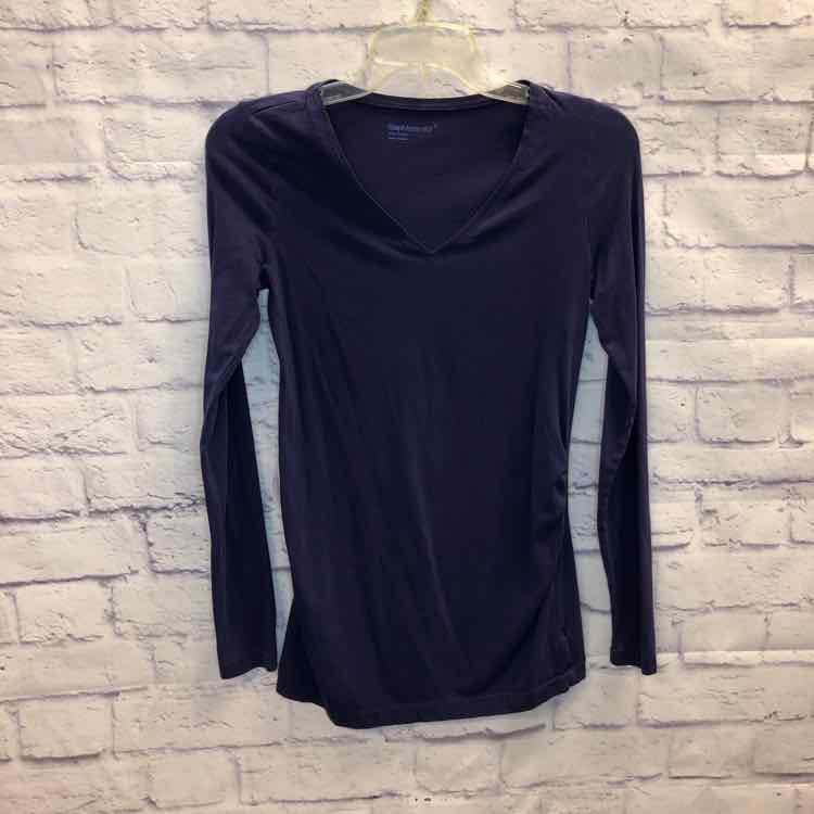 Gap Purple Size S Maternity Long Slv Top