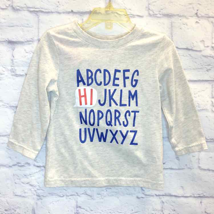 Cat & Jack Gray Size 18 Months Boys Long Sleeve Shirt