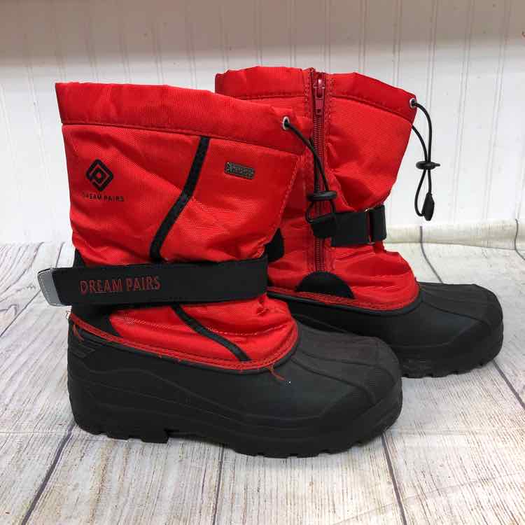 Dream Pairs Red Size 4 Boys Snow Boots