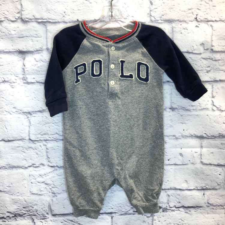 Ralph Lauren Gray Size 3 Months Boys Romper