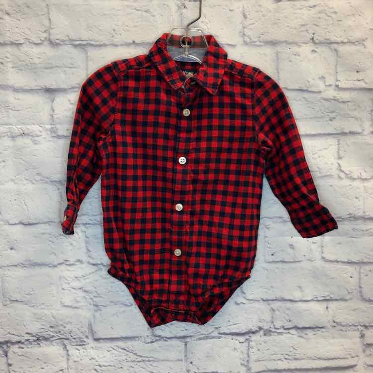 Oshkosh Red Size 18 Months Boys Bodysuit