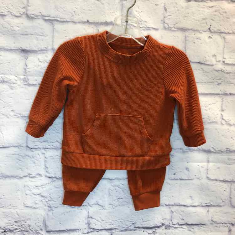 Cat & Jack Orange Size 3-6 Months Boys 2 Piece Outfit
