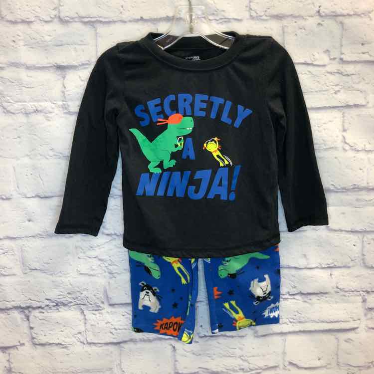 Simple Joys Black Size 2T Boys Pajamas