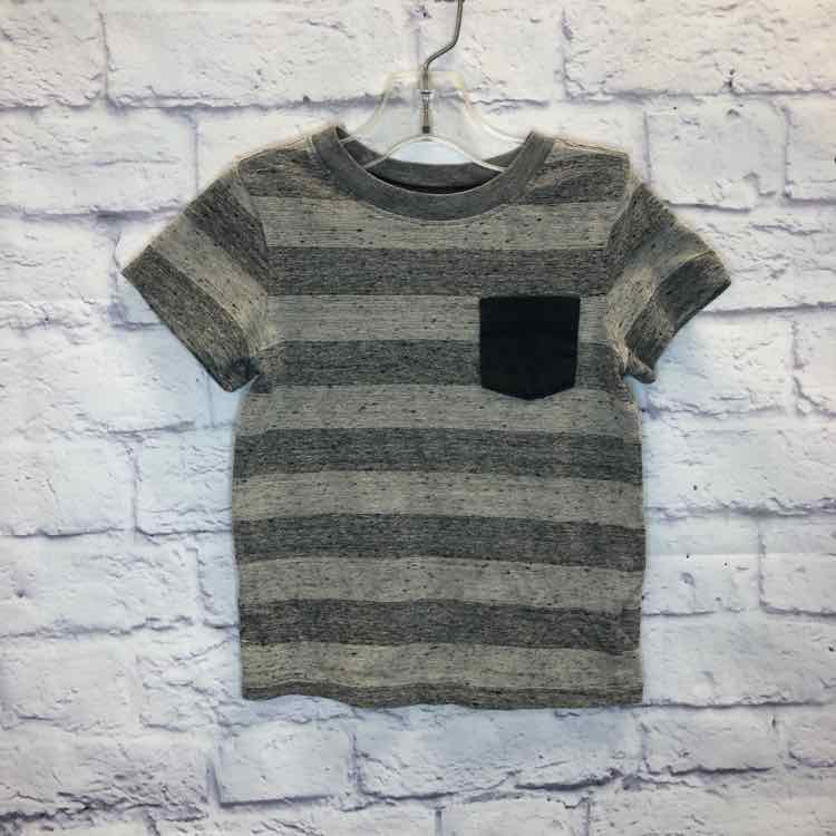 Cat & Jack Gray Size 2T Boys Short Sleeve Shirt