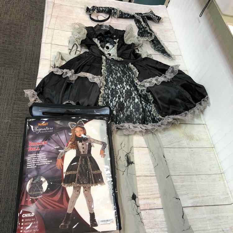 Spirit Black Size 4T Broken Doll Halloween Costume