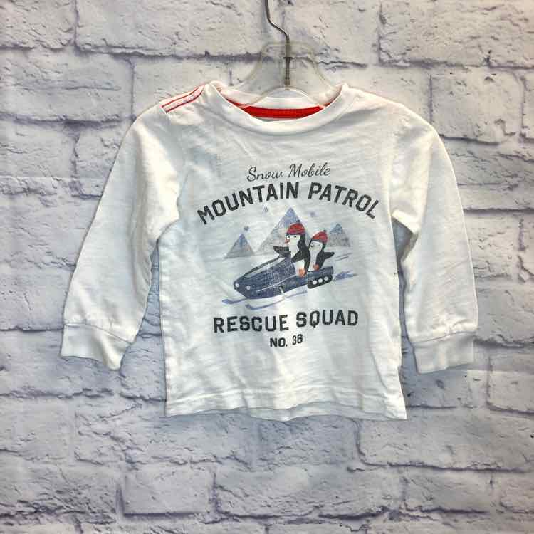 Carters White Size 18 Months Boys Long Sleeve Shirt