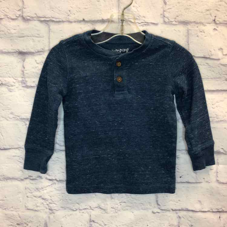 Jumping Beans Blue Size 18 Months Boys Long Sleeve Shirt
