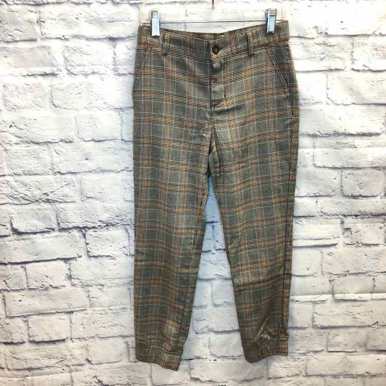 Janie & Jack Plaid Size 8 Girls Pants