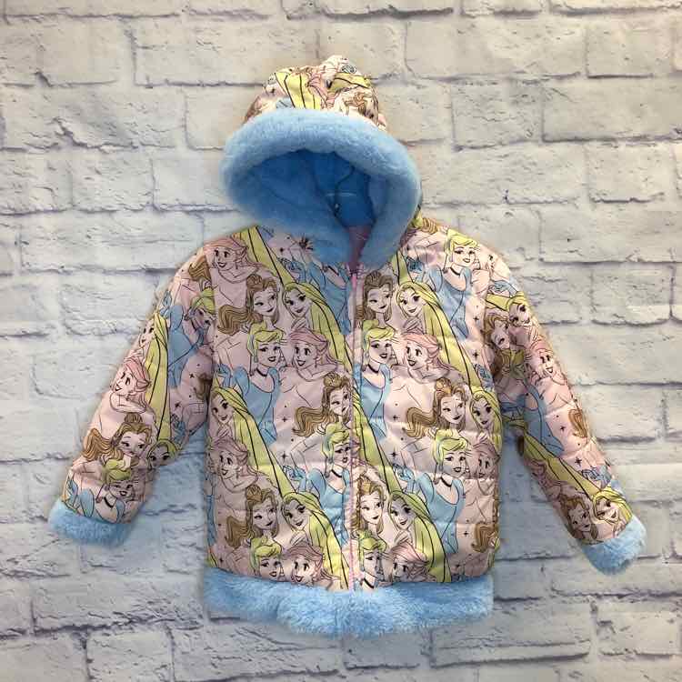 Disney Princess Pink Size 4T Girls Coat/Jacket