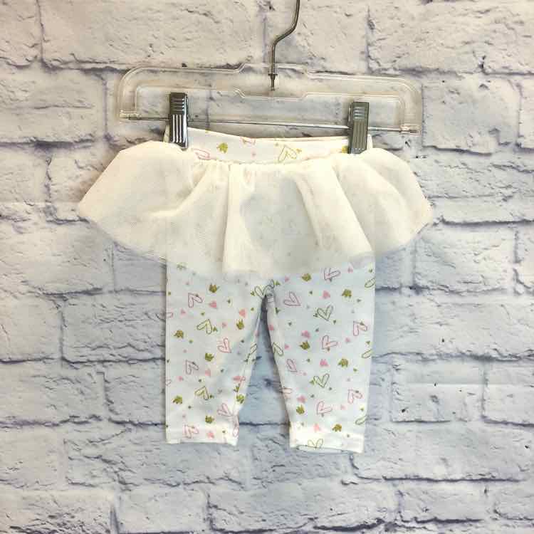 Little Beginnings White Size 3-6 Months Girls Leggings