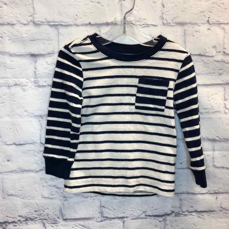 Cat & Jack Stripe Size 2T Boys Long Sleeve Shirt