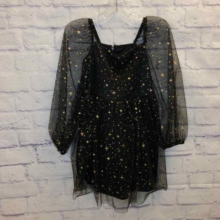 Shein Black Size 8 Girls Long Sleeve Shirt