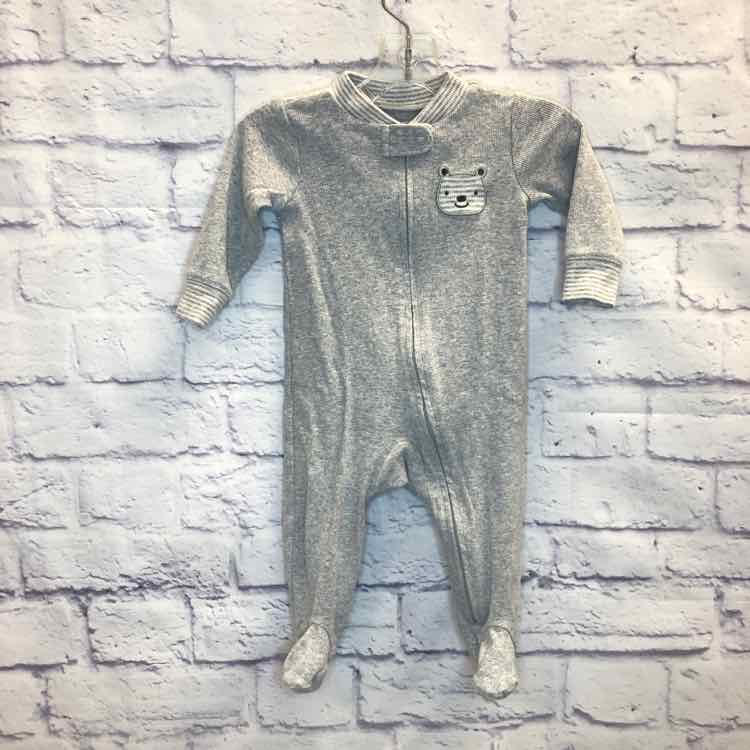 Carters Gray Size 6 Months Boys Sleeper