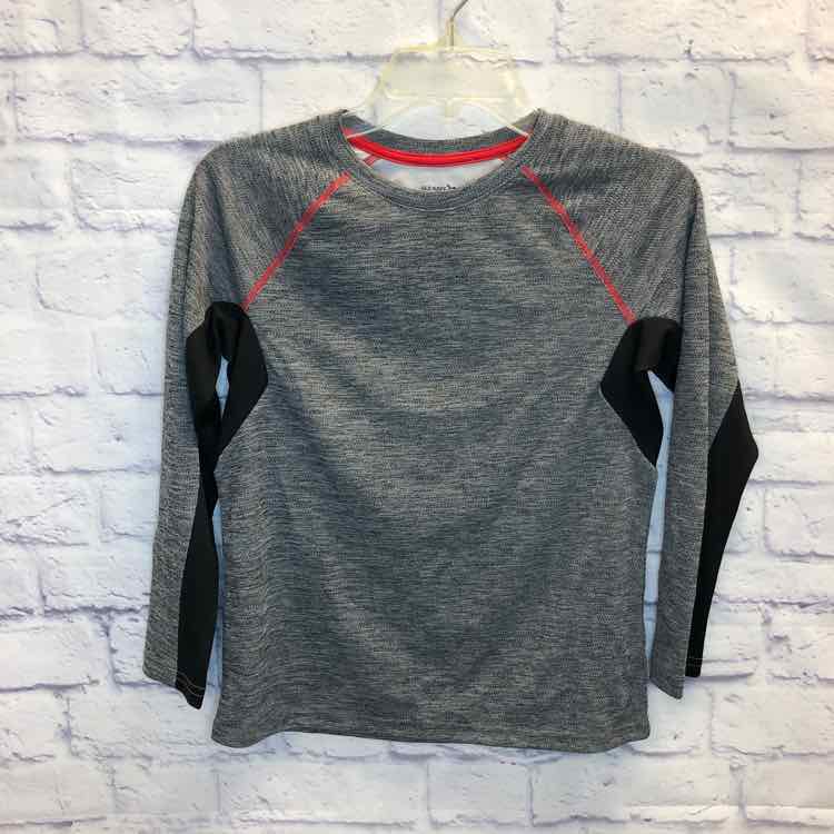 Old Navy Gray Size 10 Boys Long Sleeve Shirt